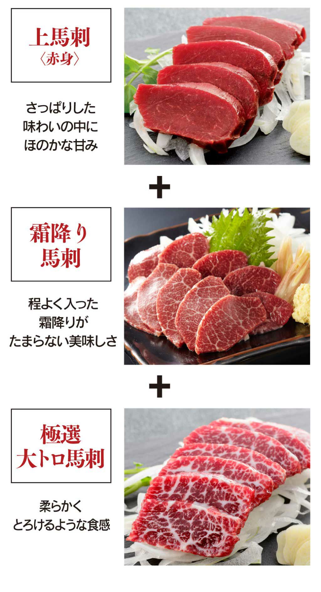 熊本新鮮馬刺 おもてなし「松」セット