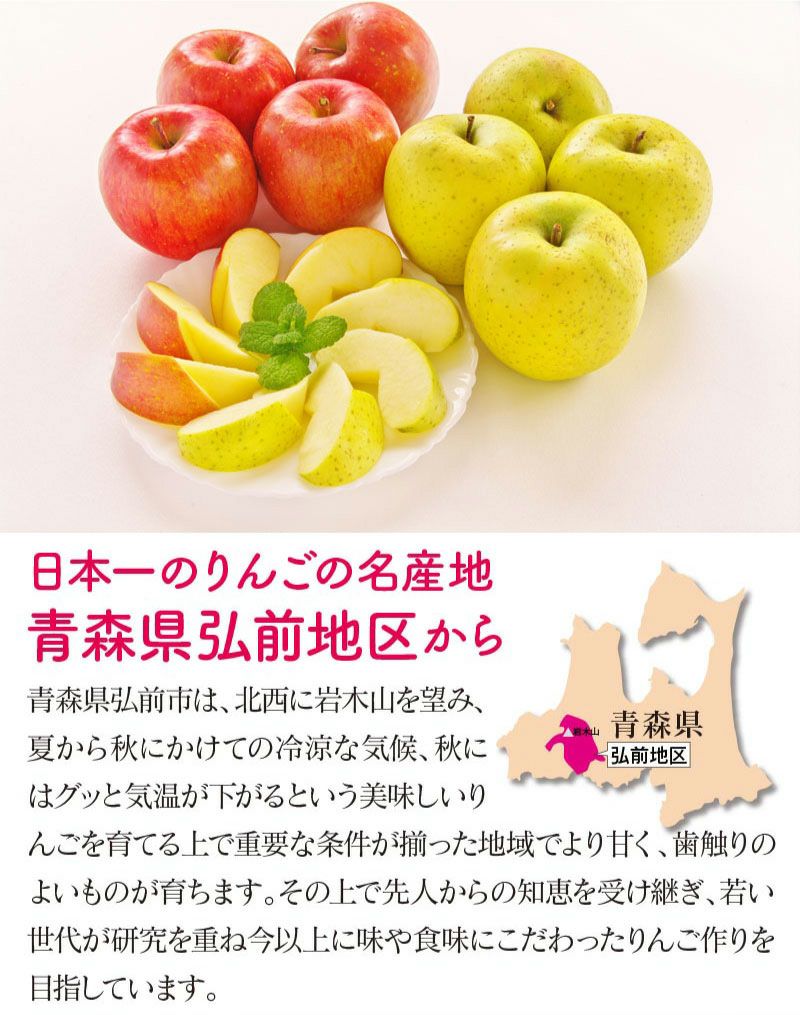 青森 りんご 2種 セット